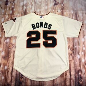 NWT SAN FRANCISCO GIANTS BARRY BONDS MAJESTIC JERSEY SIZE 50